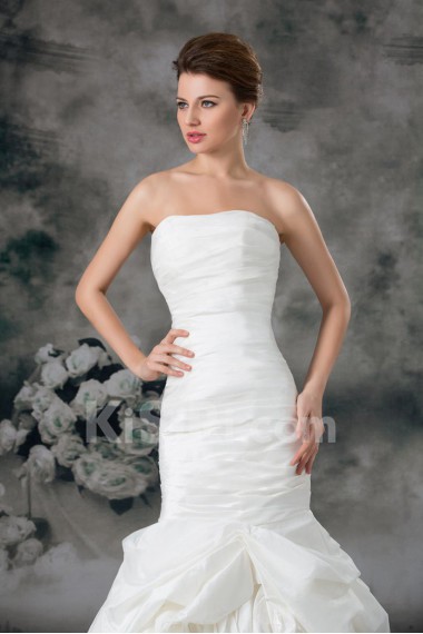 Taffeta Strapless Mermaid Gown