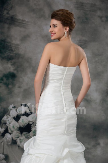 Taffeta Strapless Mermaid Gown