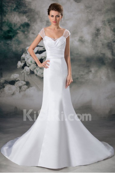 Satin Sheath Gown