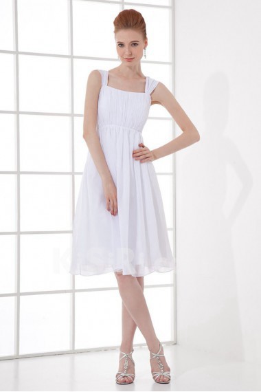 Chiffon Square Short Dress