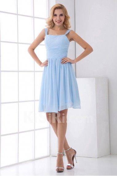 Chiffon Square Column Dress