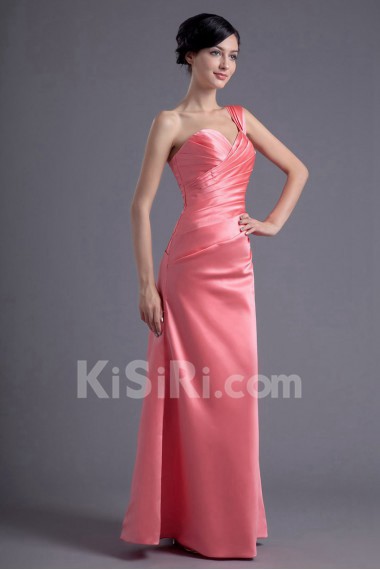 Satin Sweetheart Column Dress