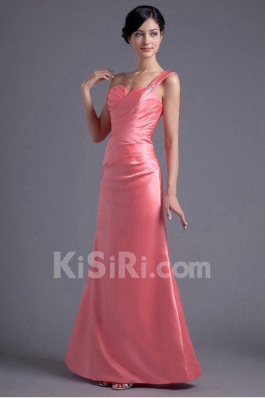 Satin Sweetheart Column Dress