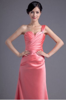 Satin Sweetheart Column Dress