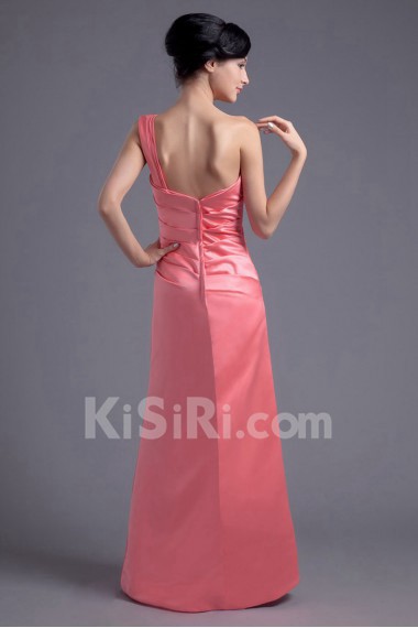 Satin Sweetheart Column Dress