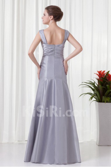 Taffeta Sweetheart A Line Dress with Crisscross Ruched and Jacket