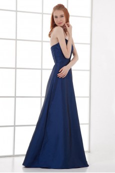 Taffeta Sweetheart A Line Dress with Sash