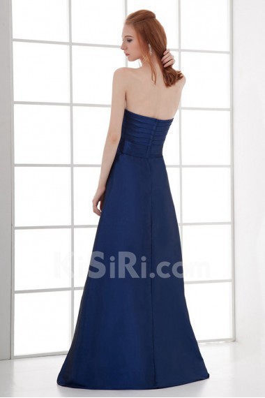 Taffeta Sweetheart A Line Dress with Sash