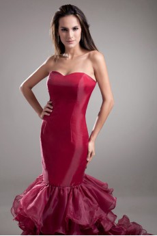 Organza Sweetheart Mermaid Dress