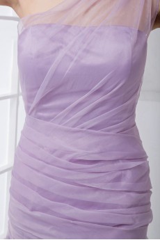 Organza Strapless Sheath Bow Dress