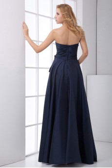 Taffeta Sweetheart Dress with Sash