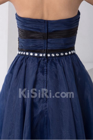 Chiffon Sweetheart Column Ankle-Length Dress with Sequins