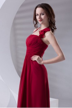 Chiffon Halter Dress