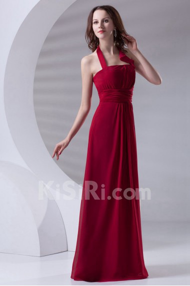 Chiffon Halter Dress