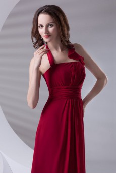 Chiffon Halter Dress