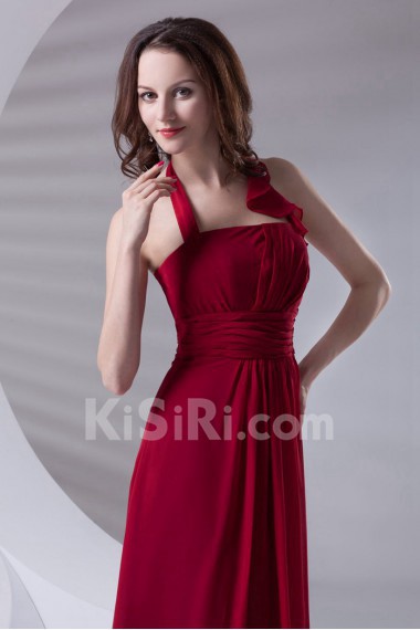 Chiffon Halter Dress