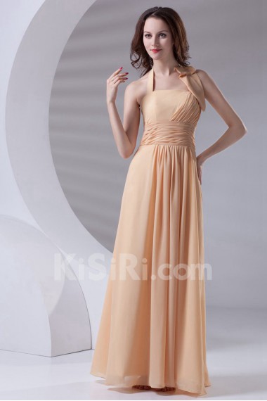 Chiffon Halter Dress