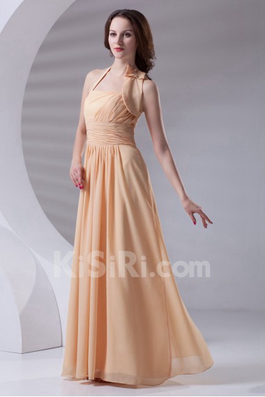 Chiffon Halter Dress