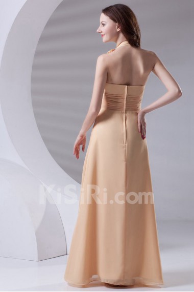 Chiffon Halter Dress