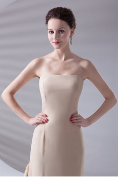 Chiffon Strapless Sheath Dress