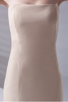 Chiffon Strapless Sheath Dress