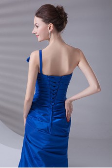 Taffeta Strapless Mermaid Bow Dress