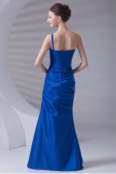 Taffeta Strapless Mermaid Bow Dress