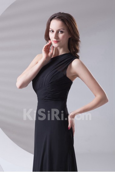 Chiffon Asymmetrical A Line Dress