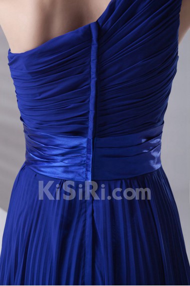 Chiffon Asymmetrical Ankle-Length Dress