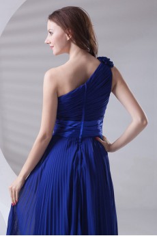 Chiffon Asymmetrical Ankle-Length Dress