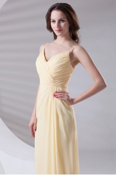 Chiffon Column Dress