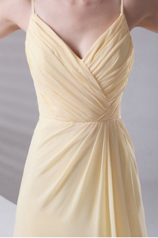 Chiffon Column Dress