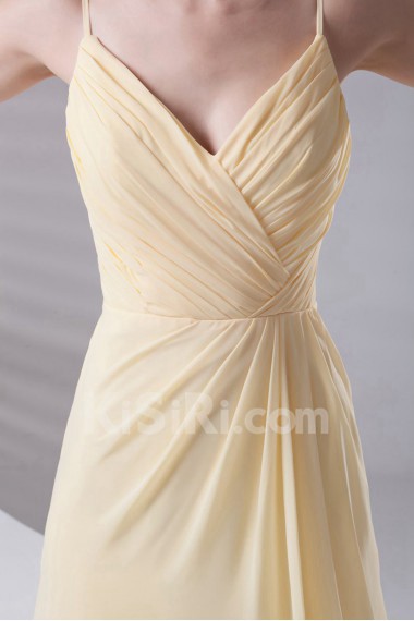 Chiffon Column Dress