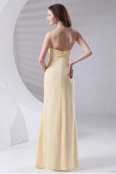 Chiffon Column Dress