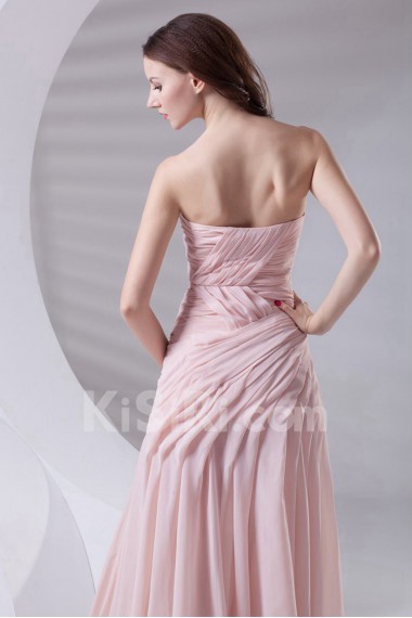 Chiffon Sweetheart A Line Dress