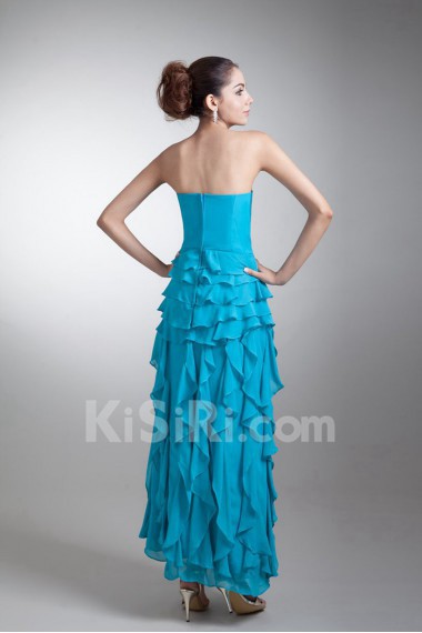 Chiffon Scoop Coloum Dress