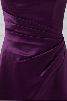 Satin Square A Line Dress