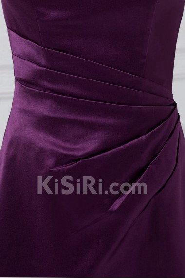 Satin Square A Line Dress