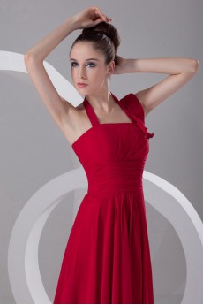 Chiffon Halter Dress