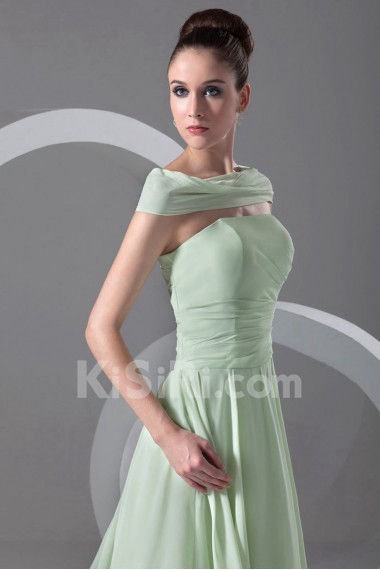 Chiffon Strapless Dress