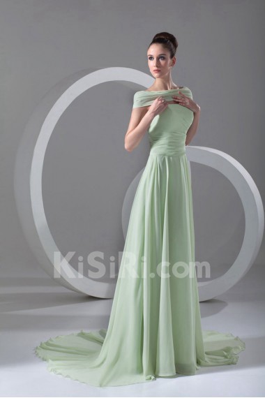 Chiffon Strapless Dress