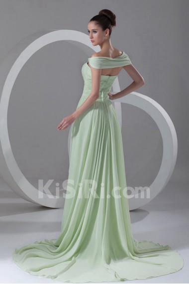 Chiffon Strapless Dress