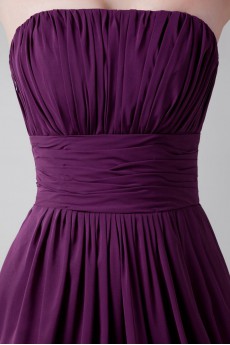 Chiffon Strapless Dress