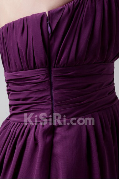 Chiffon Strapless Dress