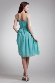 Chiffon Knee Length Dress