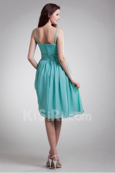 Chiffon Knee Length Dress