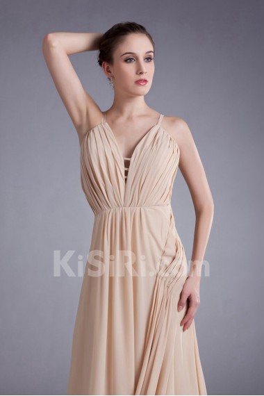 Chiffon Column Dress