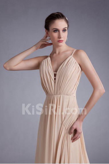 Chiffon Column Dress