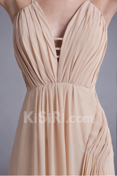 Chiffon Column Dress