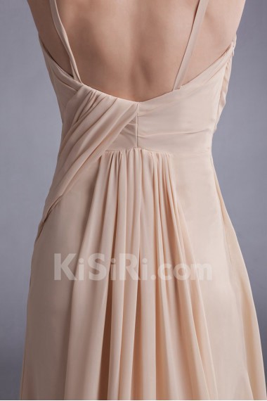 Chiffon Column Dress